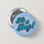 een jongensknop ronde button 5,7 cm (Voorkant /achterkant)