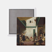 Een joodse bruiloft in Marokko, 1841 Magneet (Voorkant / Achterkant)