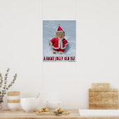 EEN JUISTE JOLLY OUD ELF POSTER (Keuken)