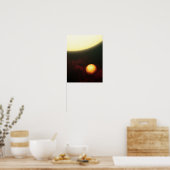 Een Jupiter-achtige planeet Poster (Keuken)