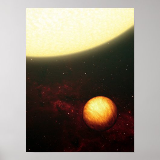 Een Jupiter-achtige planeet Poster (Voorkant)