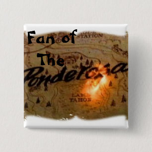 Een kaart branden, Fan of ... Vierkante Button 5,1 Cm