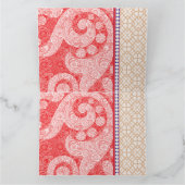 Een kaart met een rood hart erop (Binnen)