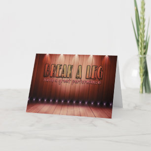 Een kaart van een been breken