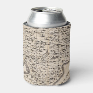 Een kaart van het Britse Rijk in Amerika — Blad Blikjeskoeler