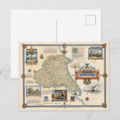 Een kaart van Yorkshire: East Riding (Voorkant / Achterkant)