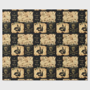 Een kaart voor het leven voor mij in het Caribisch Cadeaupapier