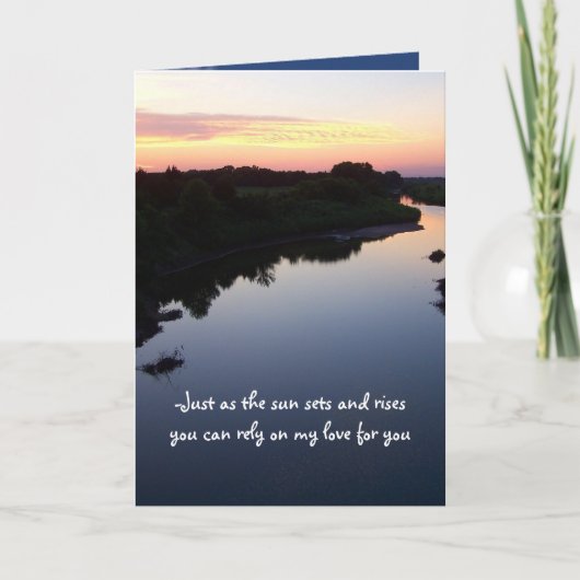 een kaart voor mijn liefde. (Voorkant)