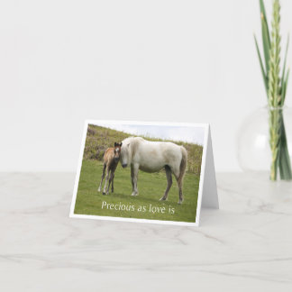 Een kaartje over liefde bedankkaart