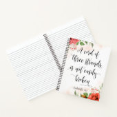 Een kabel van drie strengen, ecclesiastes 4:12 notitieboek (Binnen)