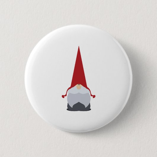 Een kabouter ronde button 5,7 cm (Voorkant)
