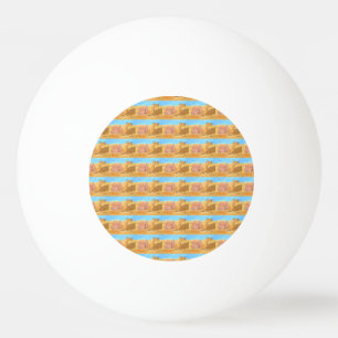 Een kameel ping pong bal pingpongballen