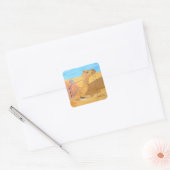 Een kameel sticker (Envelop)