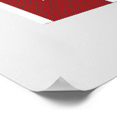 Eén kamer: Red Schoolhouse Kinder Décor Print Post (Hoek)