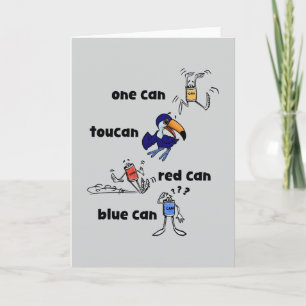 Eén Kan Toekan Rood Kan Blauw Kan Kaart