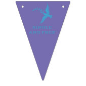 Eén kant-en-klare, enkelvoudige en krachtige vlaggetjes (Derde vlag)