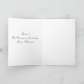 Een kardinaal kerst feestdagen kaart (Binnen)