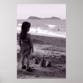 Een kasteel van het zee poster (Voorkant)