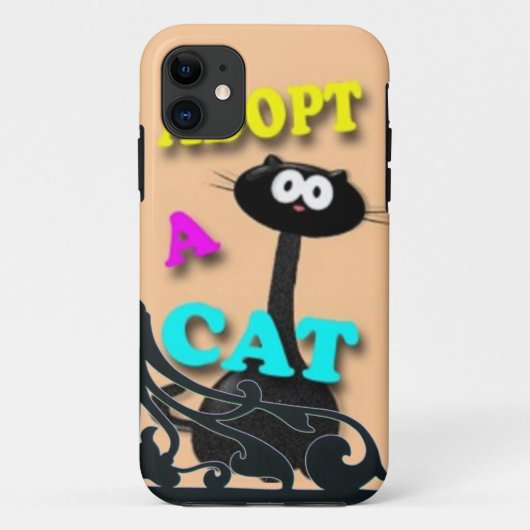 Een kat aannemen Case-Mate iPhone case (Achterkant)