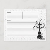 Een Kat-beeldschermkaart Briefkaart (Achterkant)