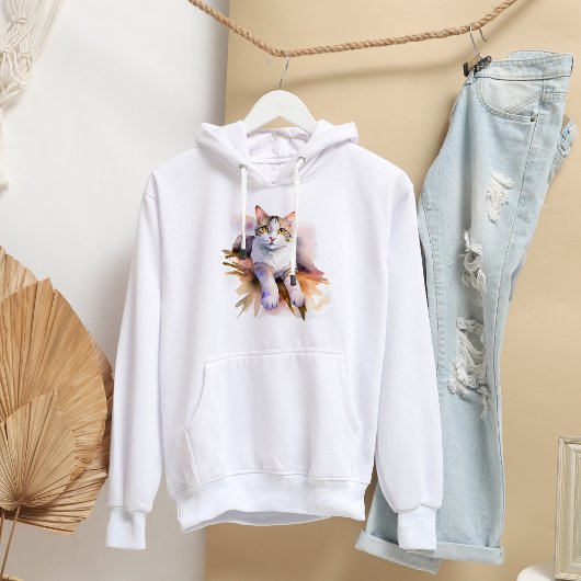 Een kat genaamd marmer - Waterverf stijl T-shirt