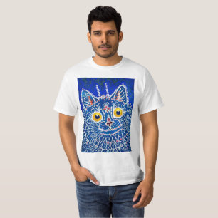 Een kat in gotische stijl door Louis Wain T-shirt