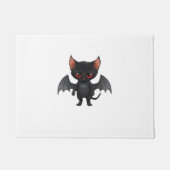 Een kattendemon op Halloween Night Classic T-Shirt Deurmat (Voorkant)