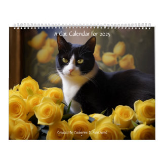Een kattenkalender - door Catherine D. Marchand Kalender