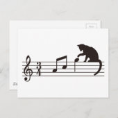 Een kattenspeelgoed met notities (Voorkant / Achterkant)