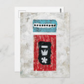 Een keer in Sevilla Briefkaart - Abstracte kunst (Voorkant / Achterkant)