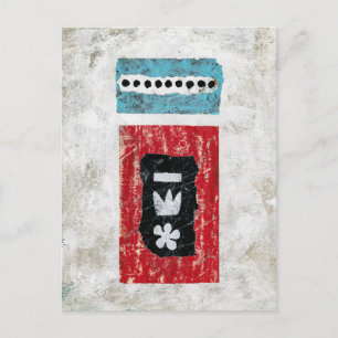 Een keer in Sevilla Briefkaart - Abstracte kunst