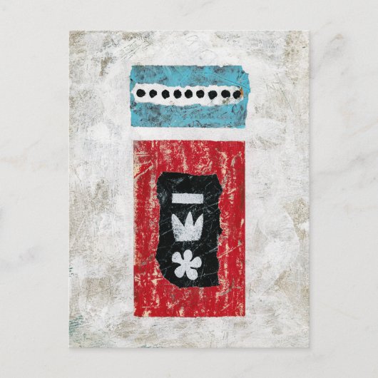 Een keer in Sevilla Briefkaart - Abstracte kunst (Voorkant)