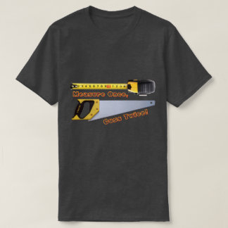 Eén keer meten, twee keer vloeken - Een MisterP T- T-shirt