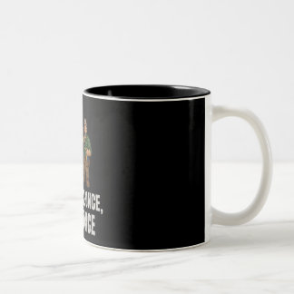 Eén keer meten, tweemaal snijden Houtbewerking Zwa Tweekleurige Koffiemok