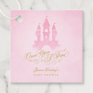 Een keer op een tijd fairytale Baby shower met Cas Bedankjes Labels