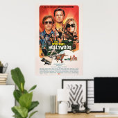 Een keer op een tijd in Hollywood HD Poster (Thuiskantoor)