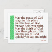 Een Keltische zegeling Briefkaart (Voorkant / Achterkant)