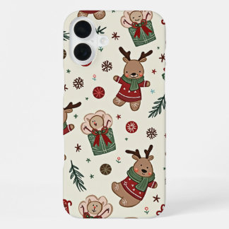 Een kerst iPhone 16 plus hoesjes Hoesje