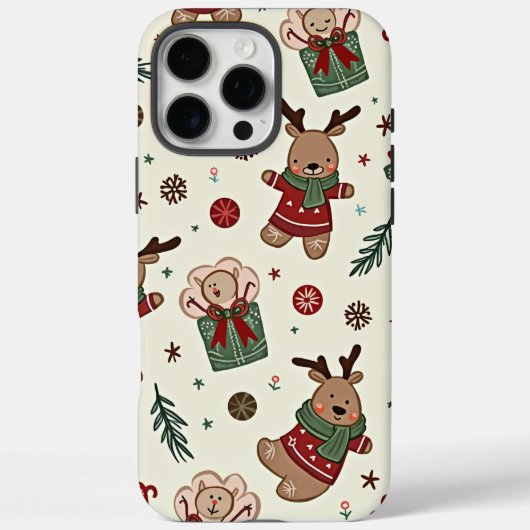 Een kerst iPhone 16 Pro Max hoesjes (Achterkant)
