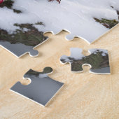 Een kerst Robin Legpuzzel (Zijkant)