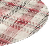 Een kerst Tartan Floral Design Series #15 Snijplank (Hoek)