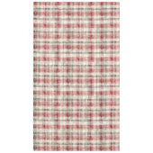 Een kerst Tartan Floral Design Series #15 Tafelkleed (Voorkant)