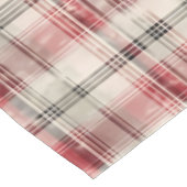 Een kerst Tartan Floral Design Series #15 Tafelkleed (Gekanteld)