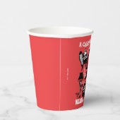 Een kerstartikelpictogram papieren bekers (Rechts)