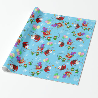 Een kerstbeurs cadeaupapier