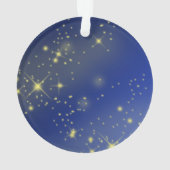 Een kerstboomgebed voor vreugde en vrede ornament (achterkant)