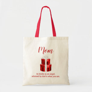 Een kerstcadeau voor mama tote bag