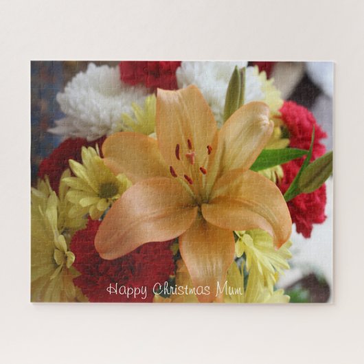 Een kerstcadeau voor mijn moeder. legpuzzel (Horizontaal)