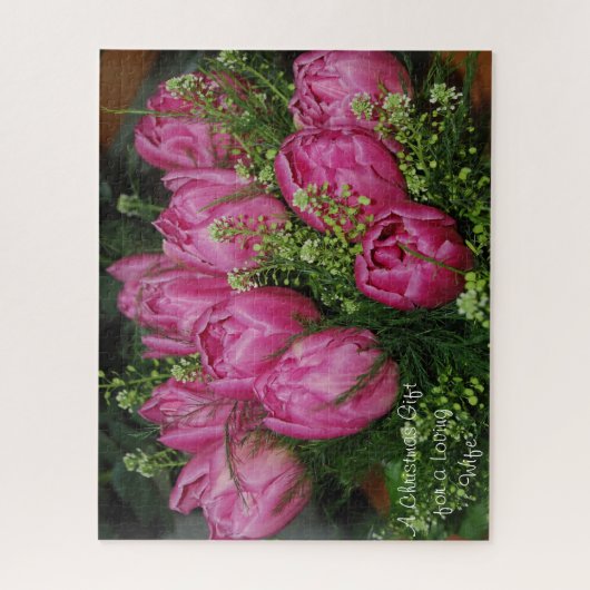 Een kerstcadeau voor mijn vrouw. legpuzzel (Verticaal)