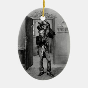 Een kerstcarol: Tiny Tim Keramisch Ornament